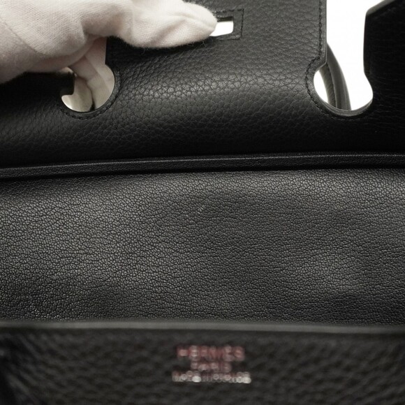 Hermes Hermès Birkin 30 Handbag in Taurillon Clemence Leather, Black, with T ... - Picture 8 of 14